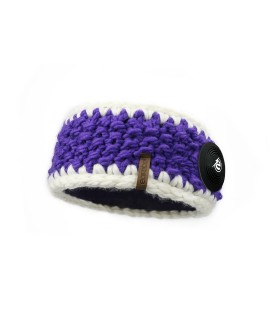 Headband purple-white Headband purple-white