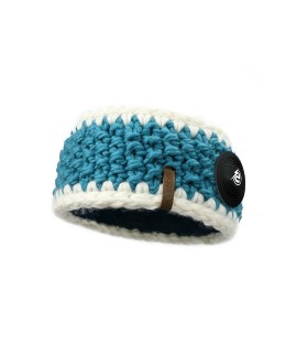 Headband turquoise-white Headband turquoise-white