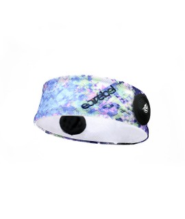 Performance Light Headband camo-purple