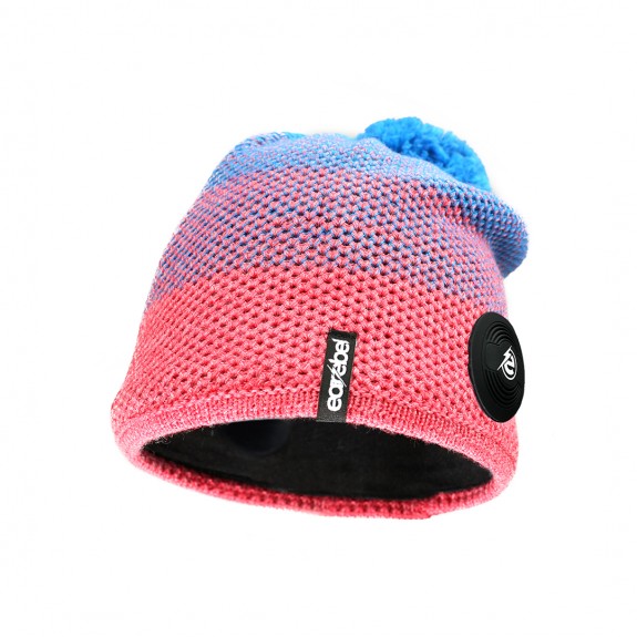 Warm Up Beanie red-turquoise