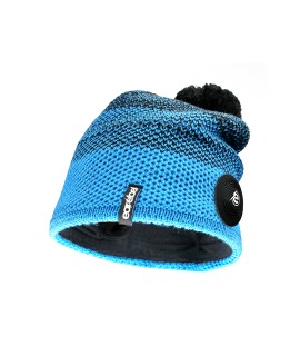 Warm Up Beanie turquoise-black