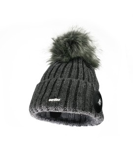 Spirit Flathail Beanie grey-lurex